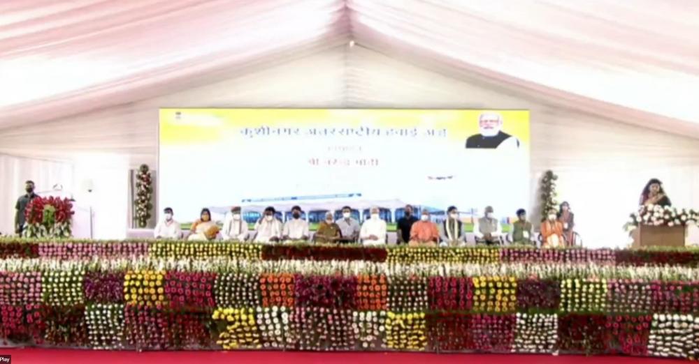 The Weekend Leader - Modi inaugurates Kushinagar international airport
